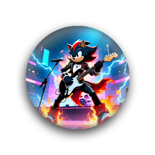 DPWP Music - Single - Shadows Rage button badge