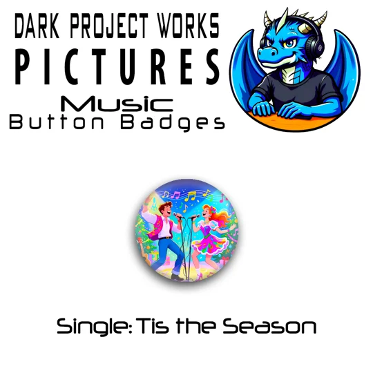 DPWP Music - Seasonal - Tis the Season button badge