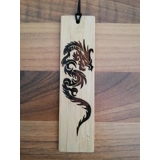 Dragon laser engraved bookmark