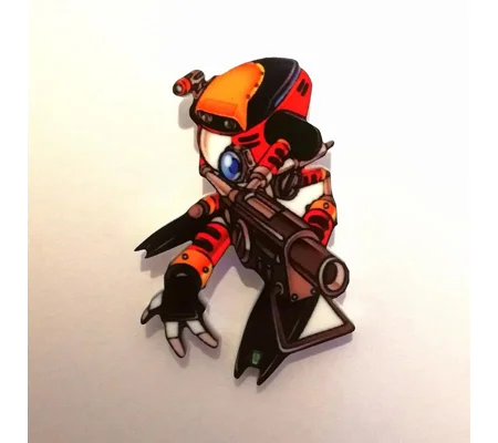 Sonic the Hedgehog - E-102 Gamma pin badge