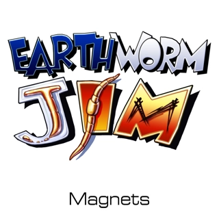 Earthworm Jim magnets