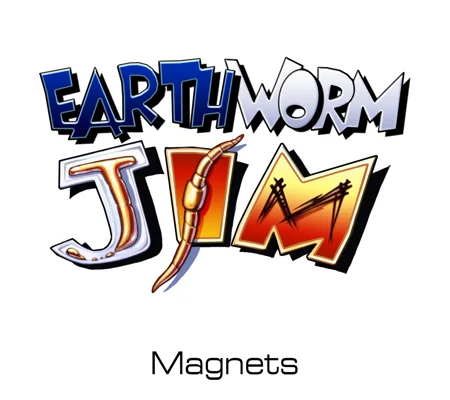 Earthworm Jim magnets