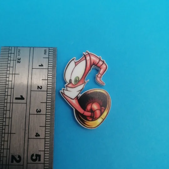Earthworm Jim's Groovy pin badge