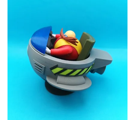 Sonic the Hedgehog - Egg Mobile - Designed for the Jakks Pacific action figure