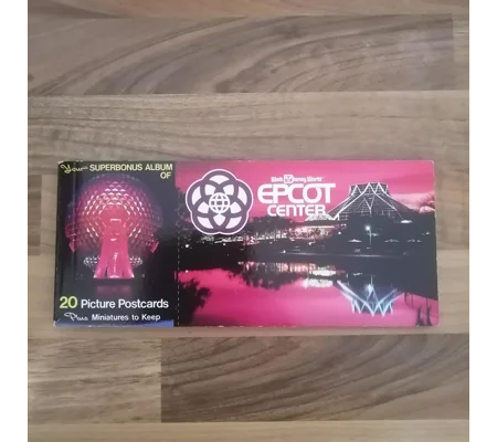 EPCOT CENTER - 20 Picture Postcards booklet