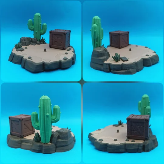 Sonic the Hedgehog - Fang's Desert Display Base + Figure for Jakks Pacific 2.5 inch action figure