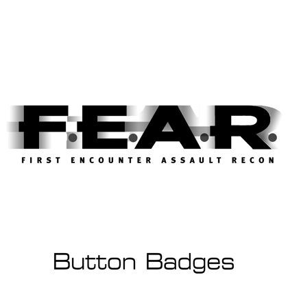 FEAR button badges