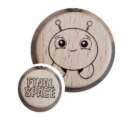 Final Space laser engraved keyring