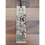 Final Space laser engraved bookmark