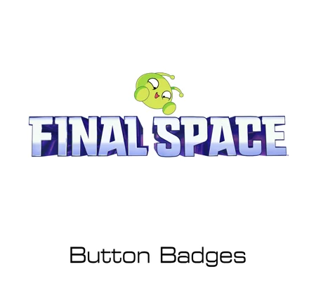 Final Space button badges