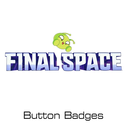 Final Space button badges
