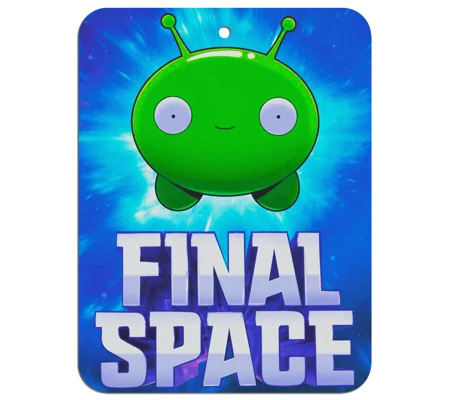 Final Space Air Freshener - Logo - Mooncake