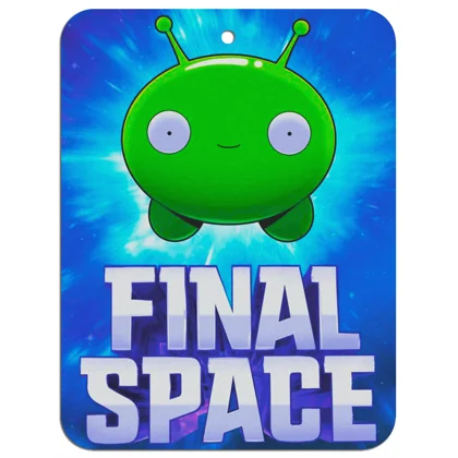 Final Space Air Freshener - Logo - Mooncake