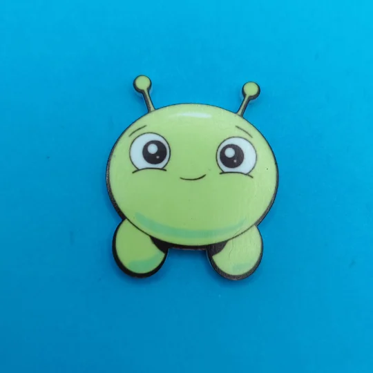 Final Space Mooncake pin badge