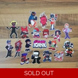 Friday Night Funkin' magnet set