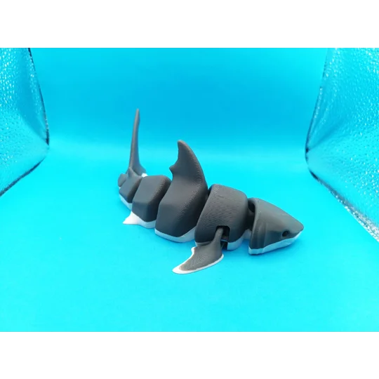 Great White Shark Articulated Figure Flexi - 3D Printed