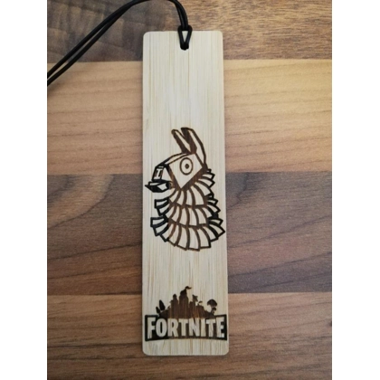 Fortnite laser engraved bookmark Fortnite laser engraved bookmark