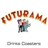 Futurama drinks coasters