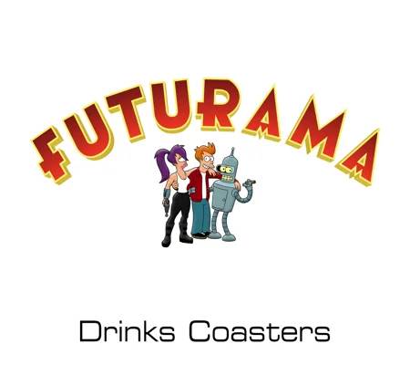 Futurama drinks coasters