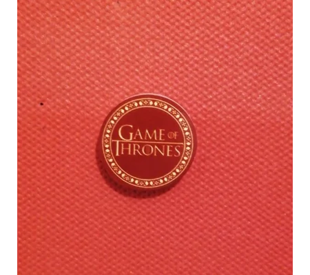 Game of Thrones logo pin badge