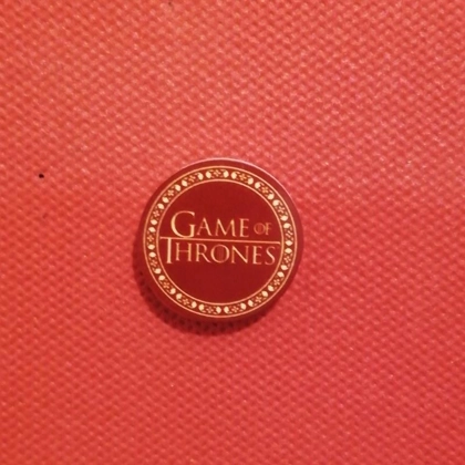 Game of Thrones logo pin badge