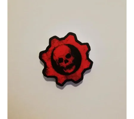 Gears of War logo pin badge