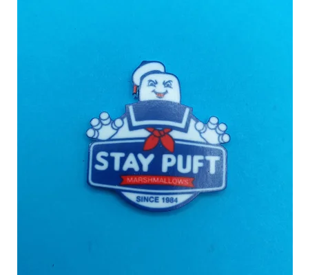 Ghostbusters - Stay Puft Marshmallows pin badge
