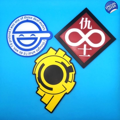 Ghost in the Shell - Stand Alone Complex Drinks Coaster Set -Version 2