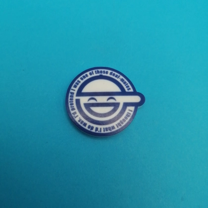 Ghost in the Shell - Stand Alone Complex - Laughing Man pin badge
