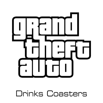 Grand Theft Auto drinks coasters
