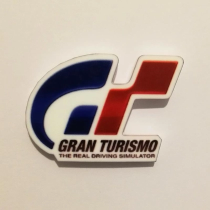 Gran Turismo logo pin