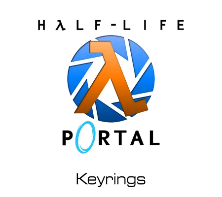Half-Life - Portal Universe keyrings