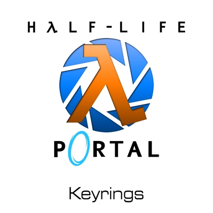 Half-Life - Portal Universe keyrings Half-Life - Portal Universe keyrings