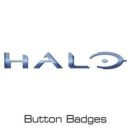 Halo button badges
