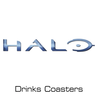 Halo drinks coasters
