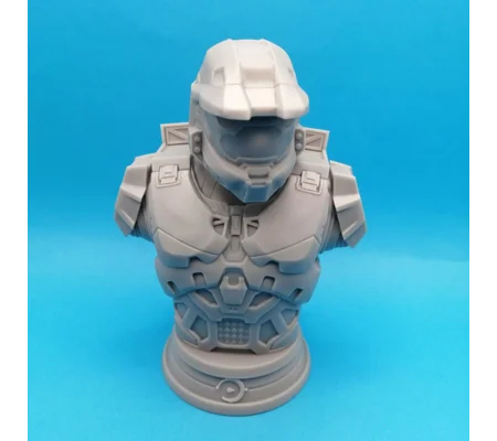Halo - Master Chief - Resin 3D Printed Bust