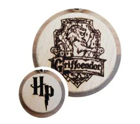 Harry Potter laser engraved keyring