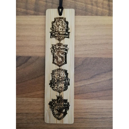 Harry Potter laser engraved bookmark