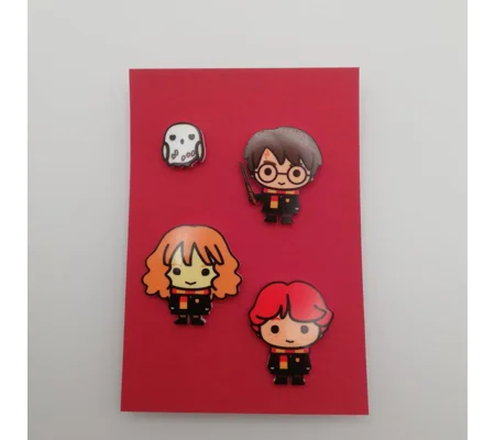 Harry Potter pin badge set