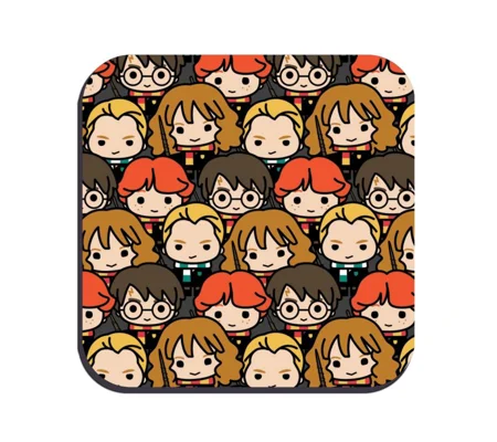 Harry Potter toon heads drinks coaster