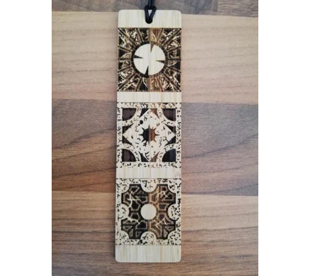 Hellraiser laser engraved bookmark