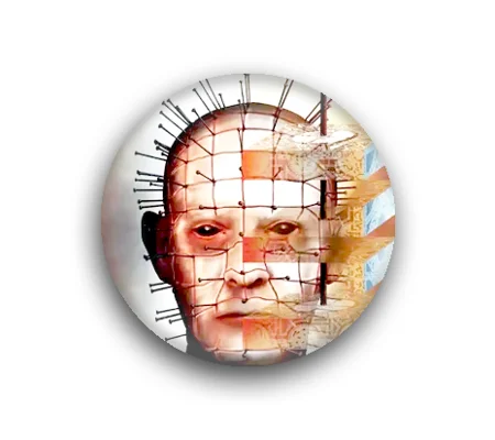 Hellraiser button badges