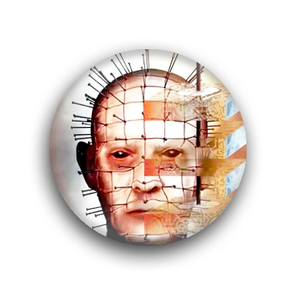 Hellraiser button badges