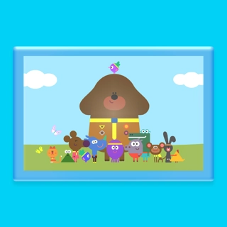 Hey Duggee plastic phot..
