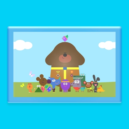 Hey Duggee plastic photo frame magnet