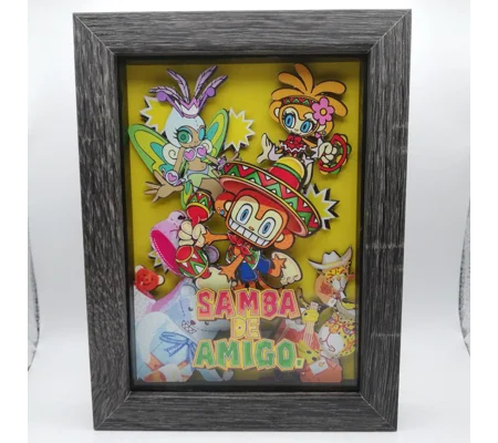 Samba De Amigo 3D shadow box
