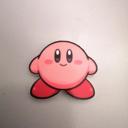 Kirby pin badge