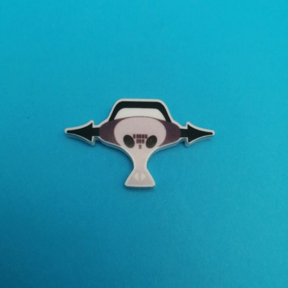 Jet Set Radio Future logo pin badge