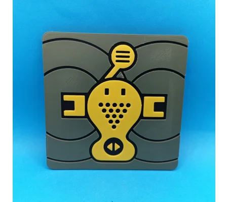 Jet Set Radio Drinks Coaster - Graffiti Soul Icon - 3D Printed.