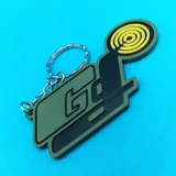 Jet Set Radio Keyring - GG's Logo